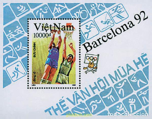 Sellos: 52477 MNH VIETNAM 1992 25 JUEGOS OLIMPICOS VERANO BARCELONA 1992
