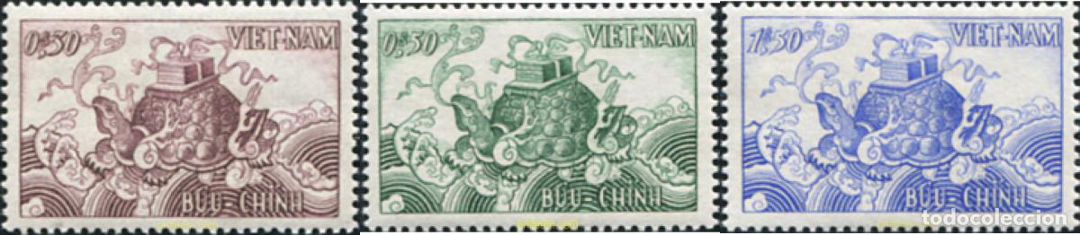 Stamps: 36404 MNH VIETNAM DEL SUR 1955 TORTUGA