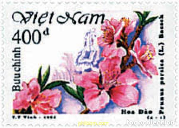 Sellos: 92842 MNH VIETNAM 1994 FLOR DE PRIMAVERA
