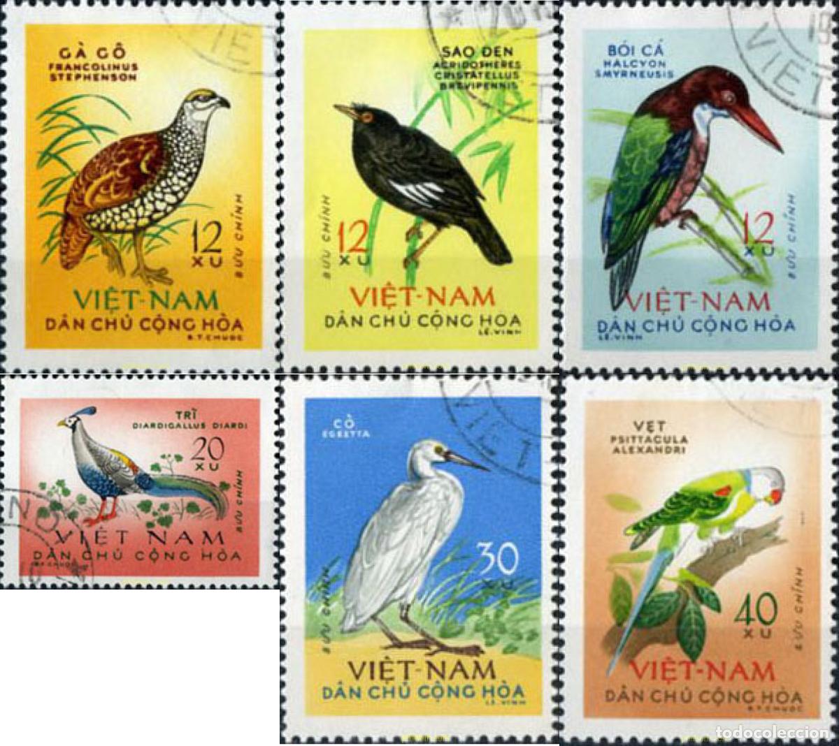 Sellos: 34657 MNH VIETNAM DEL NORTE 1963 AVES