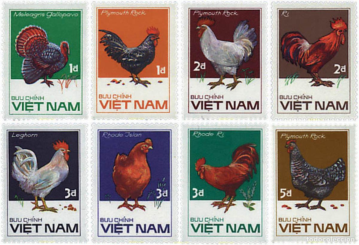 Sellos: 31888 MNH VIETNAM 1986 AVES DE CORRAL