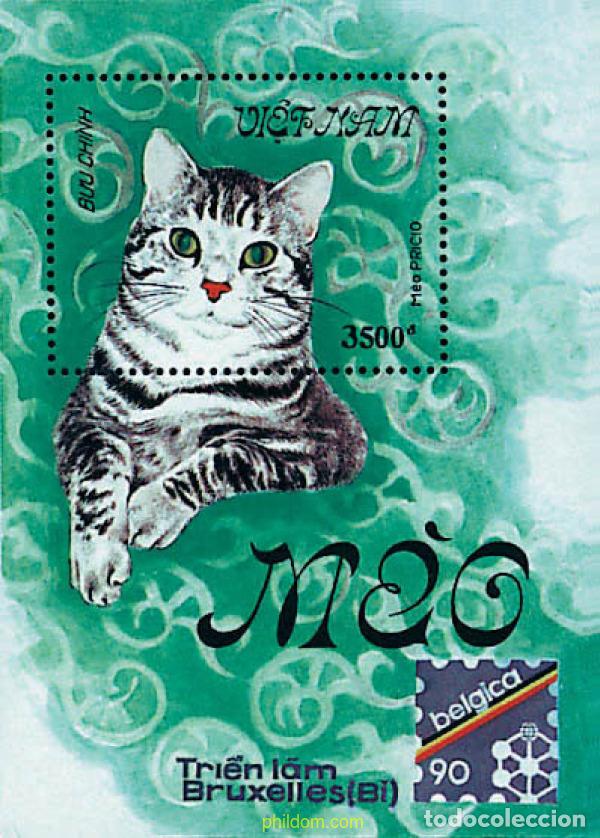 Sellos: 36827 MNH VIETNAM 1990 BELGICA 90. EXPOSICION FILATELICA INTERNACIONAL