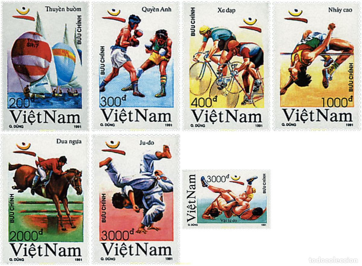 Sellos: 68556 MNH VIETNAM 1991 25 JUEGOS OLIMPICOS VERANO BARCELONA 1992