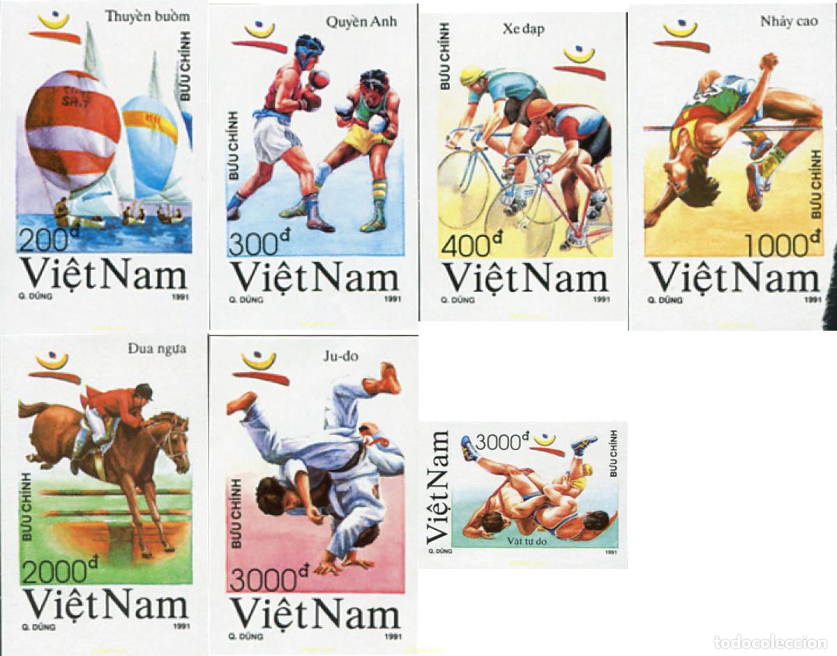 Sellos: 638667 MNH VIETNAM 1991 25 JUEGOS OLIMPICOS VERANO BARCELONA 1992
