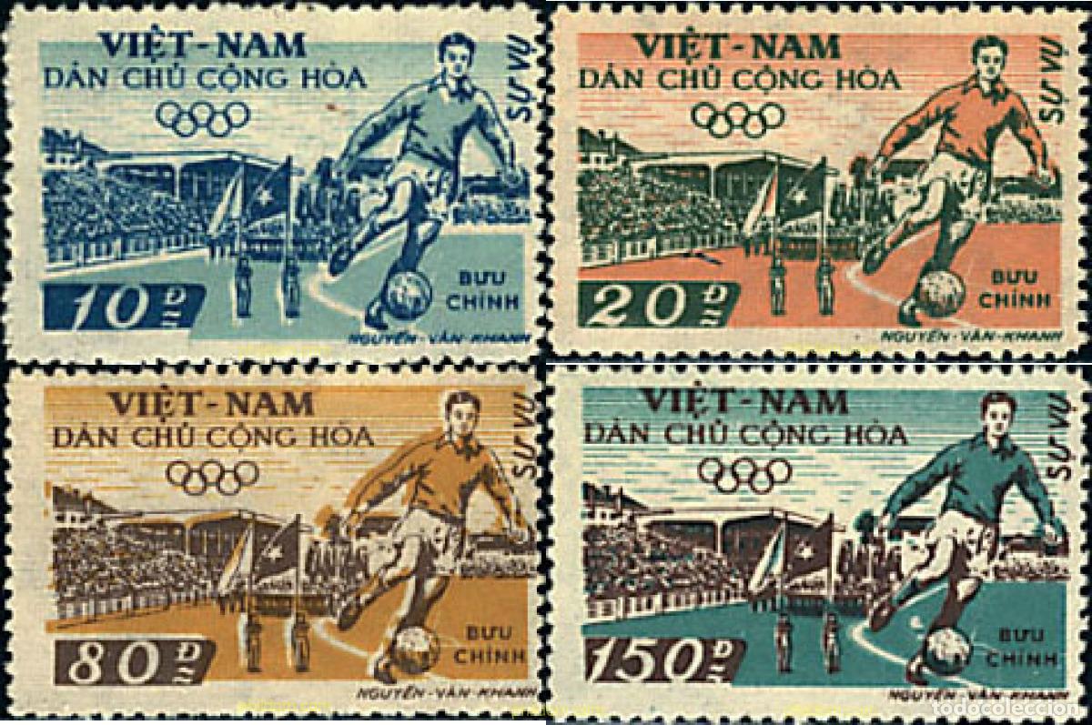 Sellos: 37724 MNH VIETNAM DEL NORTE 1958 NUEVO ESTADIO DE HANOI