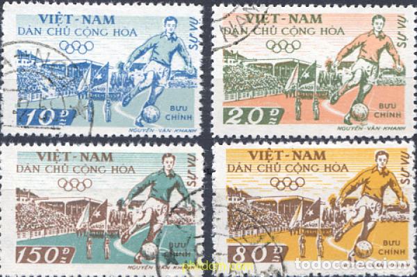 Sellos: 233902 USED VIETNAM DEL NORTE 1958 NUEVO ESTADIO DE HANOI