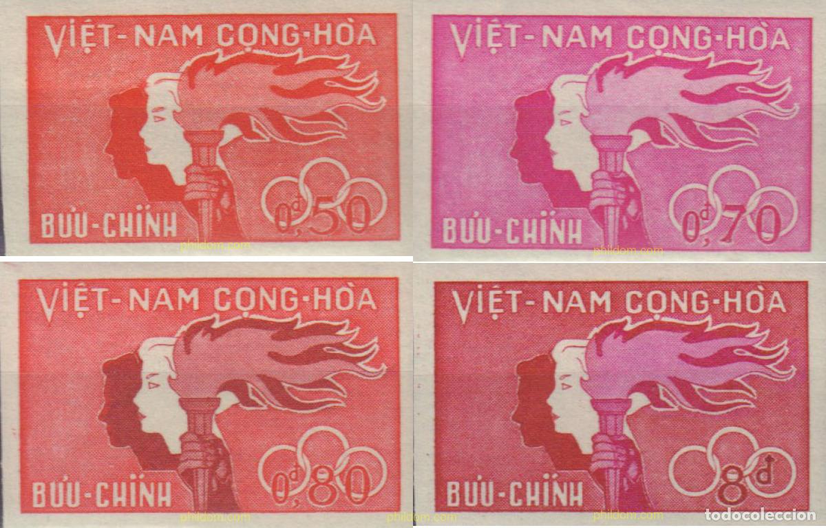 Sellos: 18444 MNH VIETNAM DEL SUR 1961 DEPORTE Y JUVENTUD