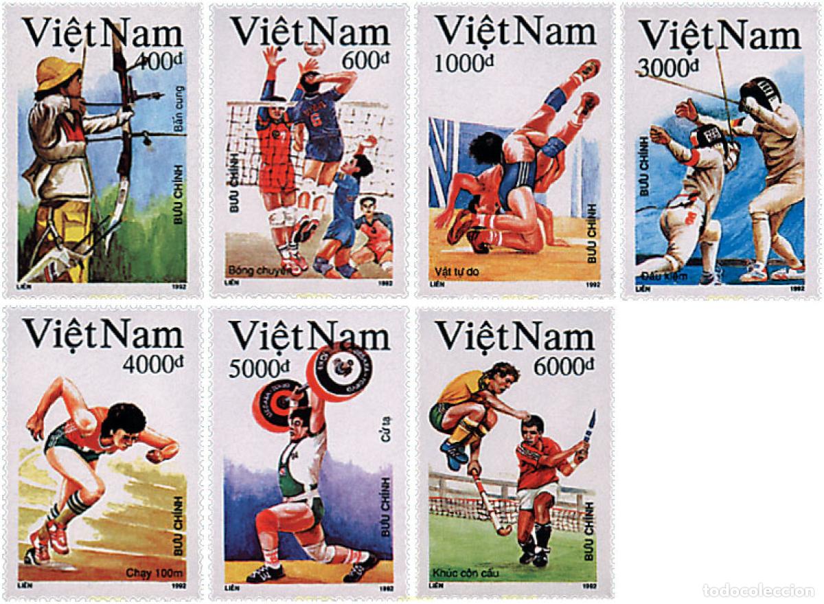 Sellos: 68564 MNH VIETNAM 1992 25 JUEGOS OLIMPICOS VERANO BARCELONA 1992