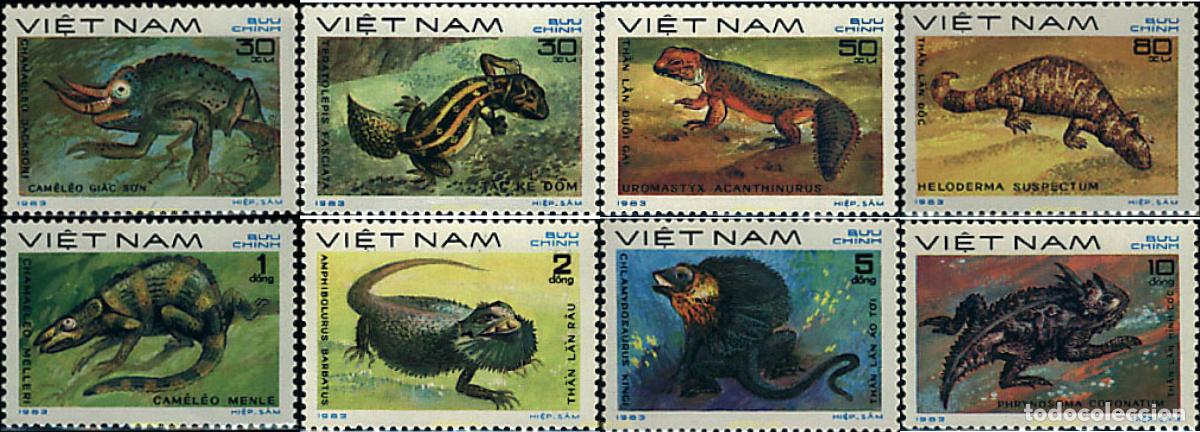 Timbres: 52906 MNH VIETNAM 1983 REPTILES