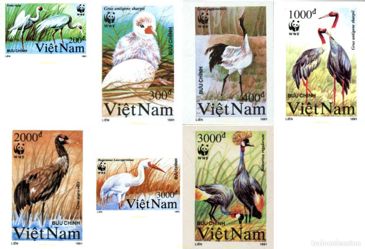 Sellos: 15007 MNH VIETNAM 1991 GRULLAS
