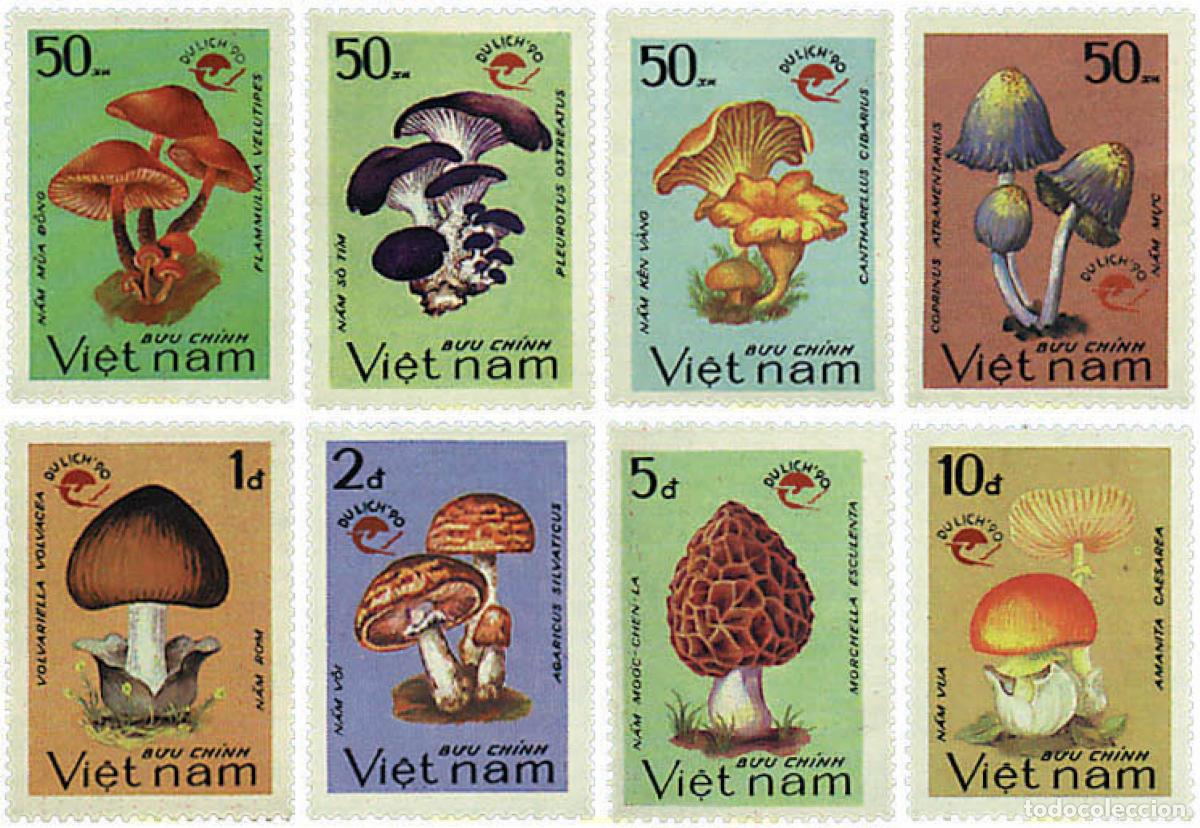 Sellos: 37530 MNH VIETNAM 1990 SETAS