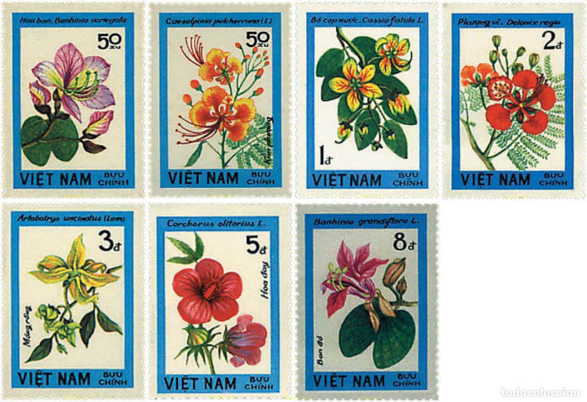 Sellos: 92820 MNH VIETNAM 1984 FLORES