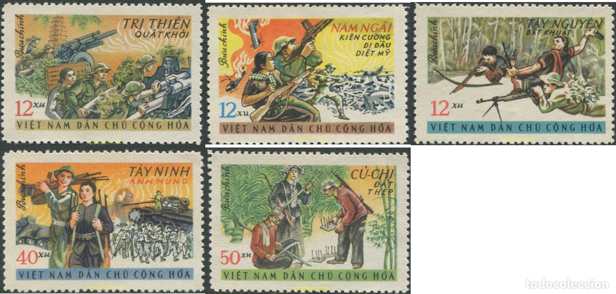 Selos: 42869 MNH VIETNAM DEL NORTE 1969 VICTORIAS DIVERSAS