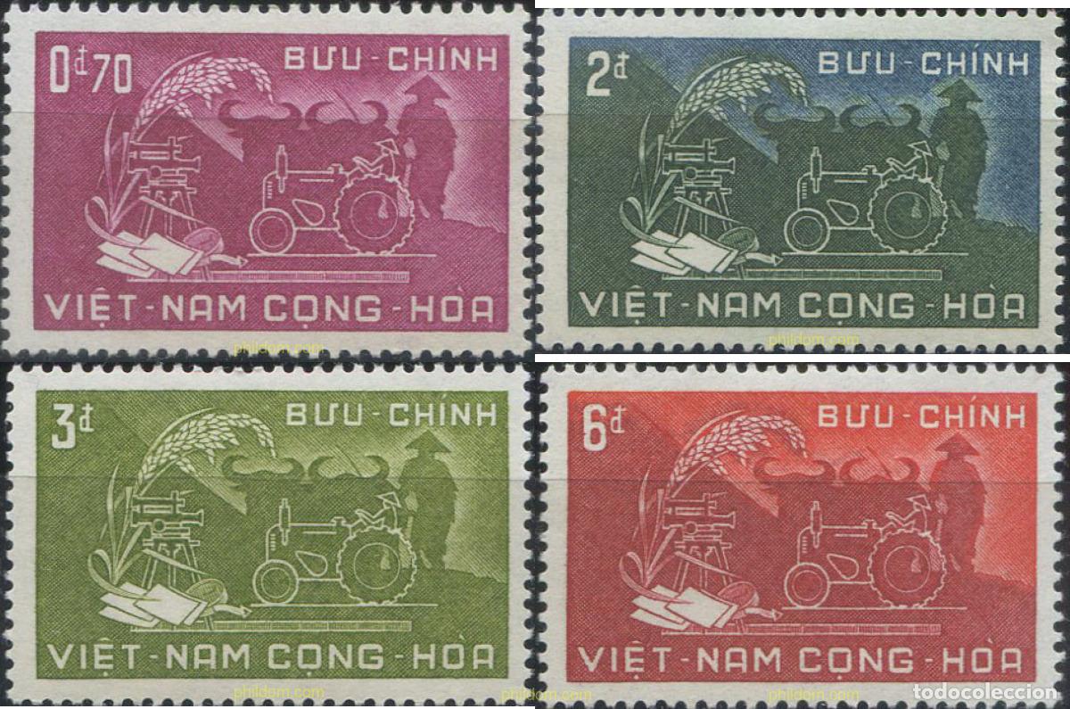 Francobolli: 42878 MNH VIETNAM DEL SUR 1959 REFORMA AGRARIA