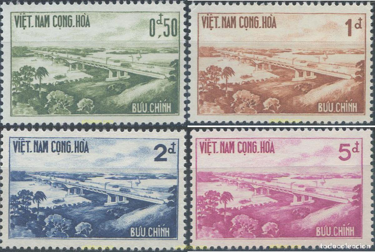 Francobolli: 42880 MNH VIETNAM DEL SUR 1961 INAUGURACION DE LA AUTOPISTA SAIGON-BIEN HOA