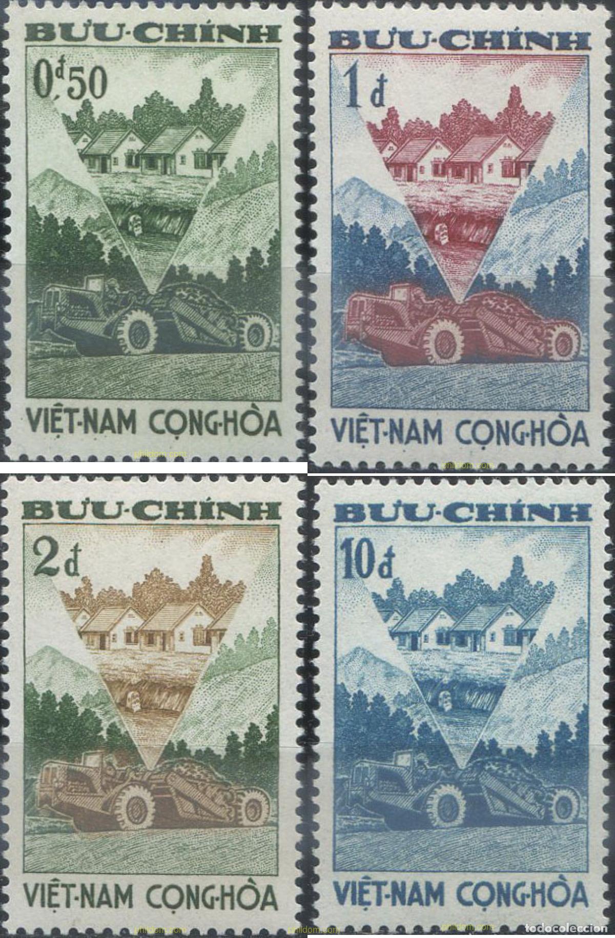 Francobolli: 42883 MNH VIETNAM DEL SUR 1961 REFORMA RURAL