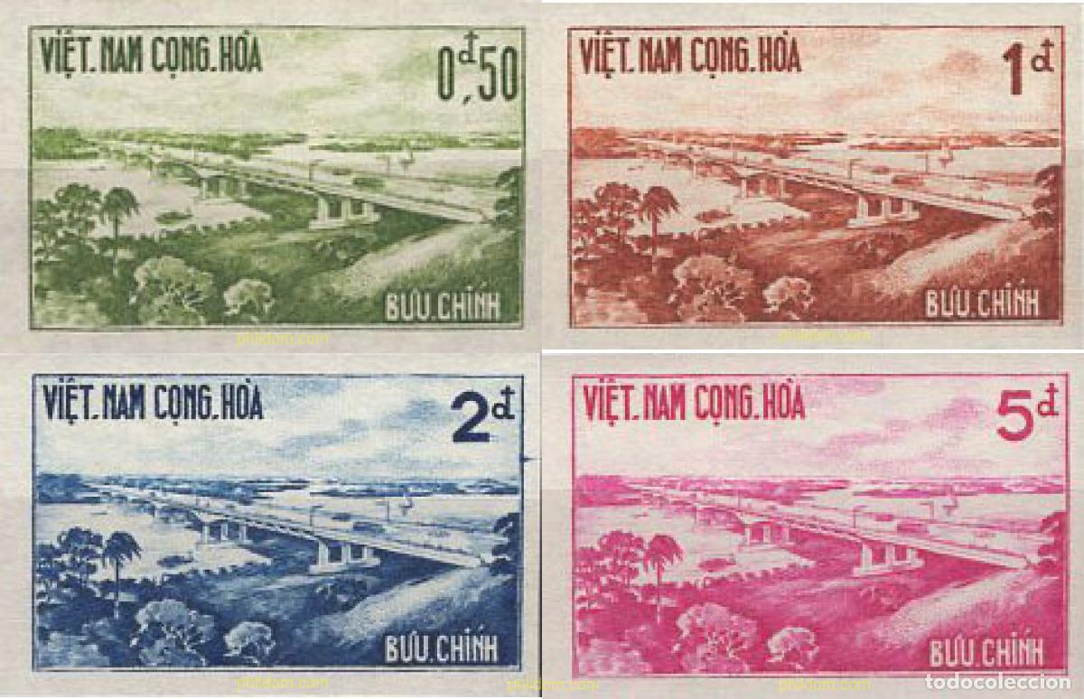 Francobolli: 674326 MNH VIETNAM DEL SUR 1961 INAUGURACION DE LA AUTOPISTA SAIGON-BIEN HOA