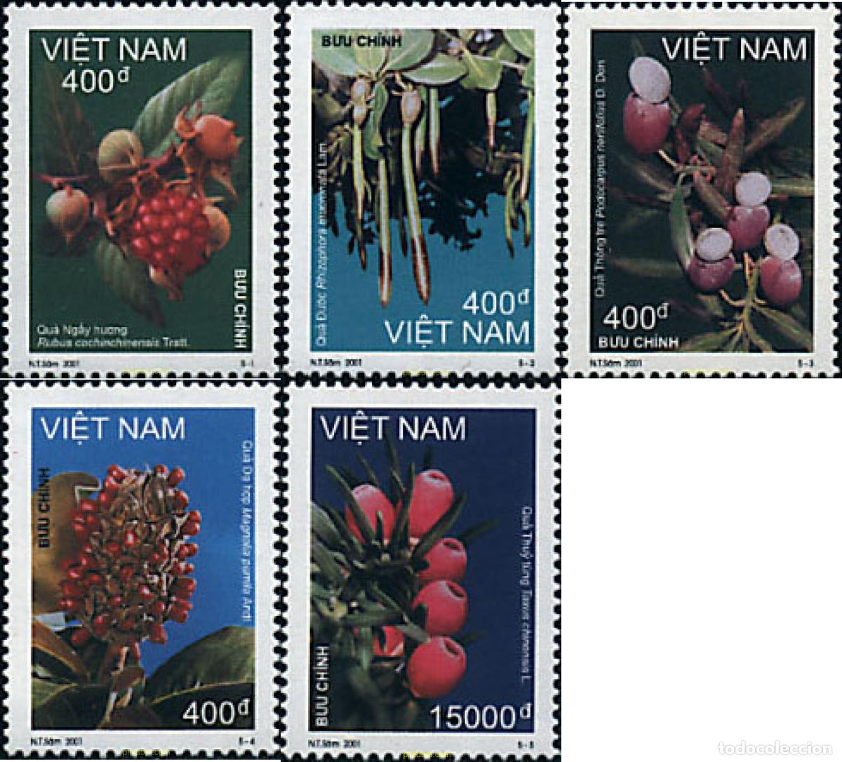 Sellos: 71831 MNH VIETNAM 2001 FLORA