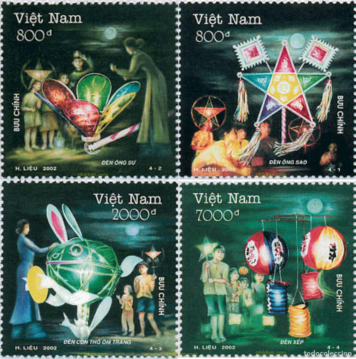 Sellos: 101968 MNH VIETNAM 2002 FESTIVAL DE OTO&Ntilde;O