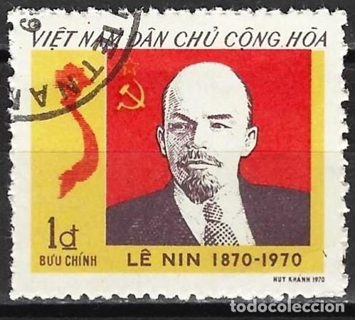 Sellos: Vietnam del Norte 1970 - Mi 609 - YT 705 - Vladimir Lenin