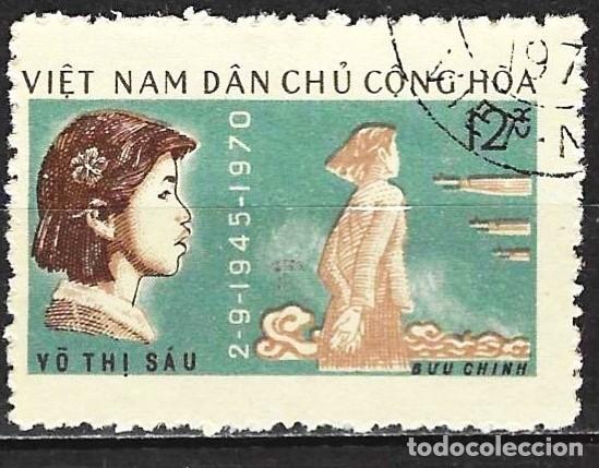 Sellos: Vietnam del Norte 1970 - Mi 629 - YT 698 - Vo Thi Sau