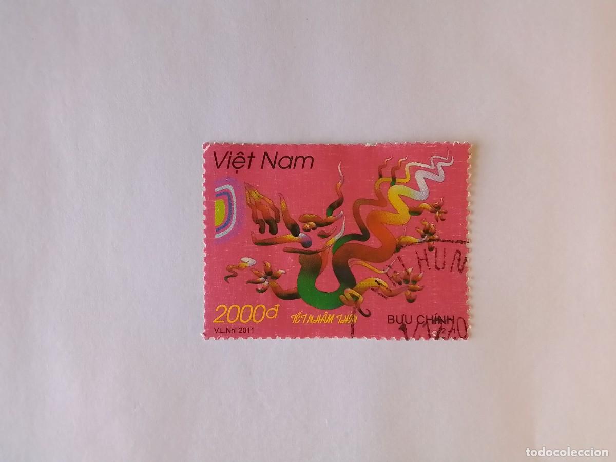 Sellos: A&Ntilde;O 2011 VIETNAM SELLO USADO