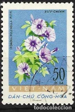 Sellos: Vietnam del Norte 1962 - Mi 210 - YT 271 - Flores