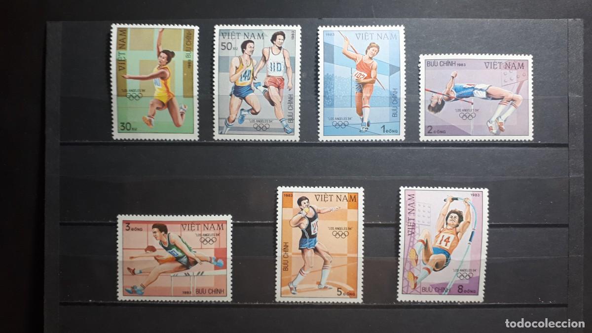 Sellos: VIETNAM. OLIMPIADAS. A&Ntilde;O 1983.**. YVERT 435/41