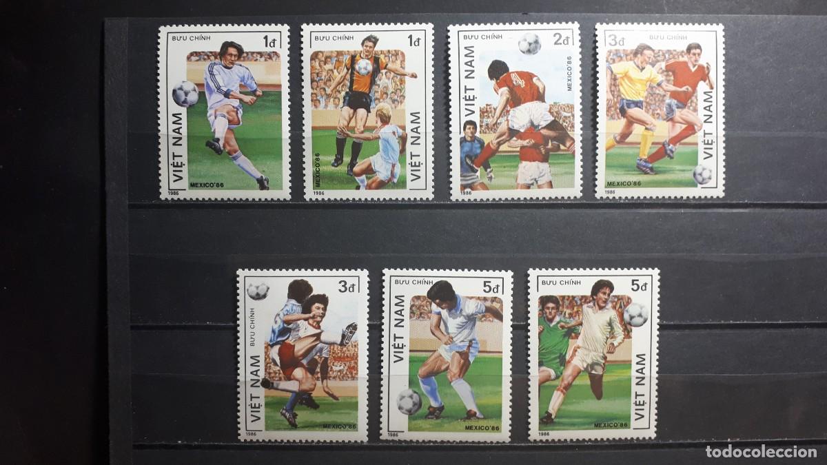 Sellos: VIETNAM. DEPORTES. A&Ntilde;O 1986.**. YVERT 670/6
