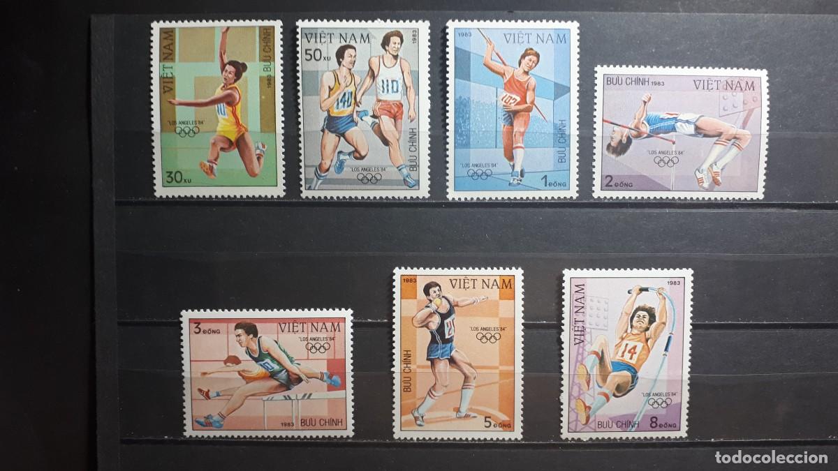 Sellos: VIETNAM. OLIMPIADAS. A&Ntilde;O 1983. **. YVERT 435/41