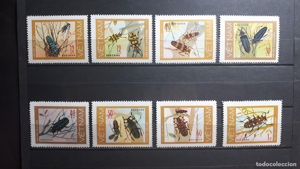 Sellos: VIETNAM. FAUNA. A&Ntilde;O 1977. **. YVERT 56/63