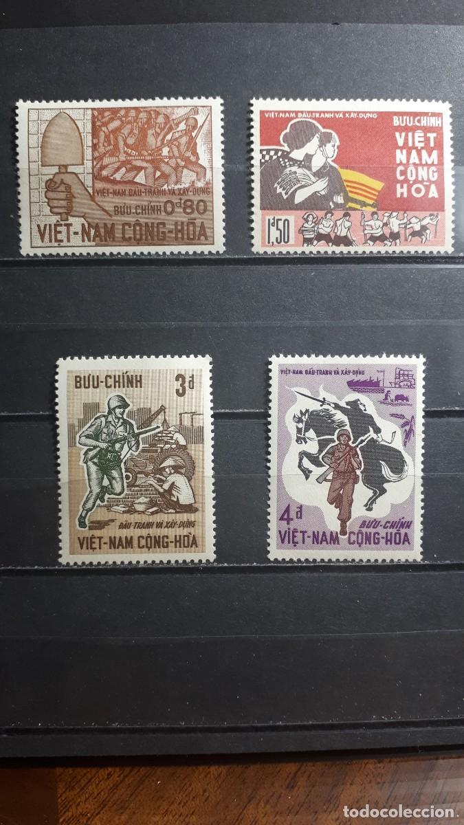 Sellos: VIETNAM DEL SUR. A&Ntilde;O 1966. **. YVERT 297/300