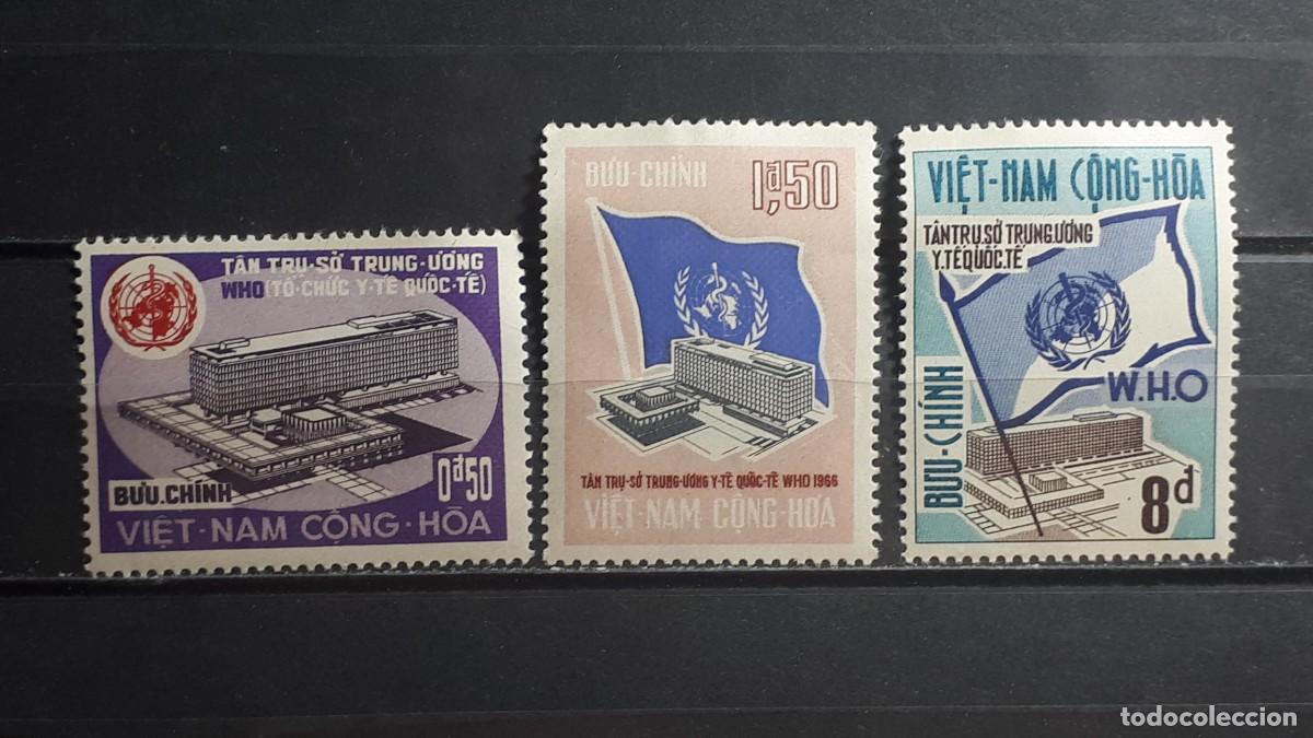 Sellos: VIETNAM DEL SUR. A&Ntilde;O 1966. **. YVERT 294/6