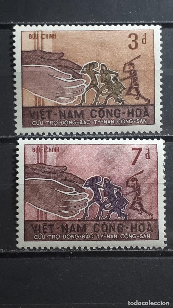 Sellos: VIETNAM DEL SUR. A&Ntilde;O 1966. **. YVERT 284/5