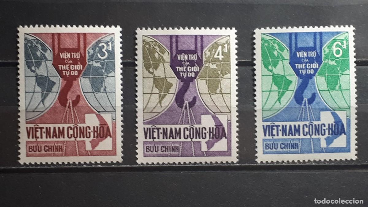 Sellos: VIETNAM DEL SUR. A&Ntilde;O 1966. **. YVERT 281/3
