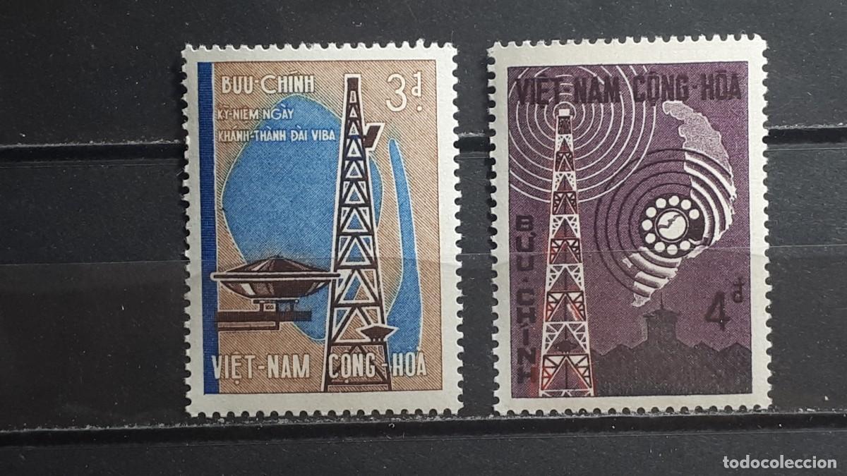 Sellos: VIETNAM DEL SUR. A&Ntilde;O 1966. **. YVERT 279/80