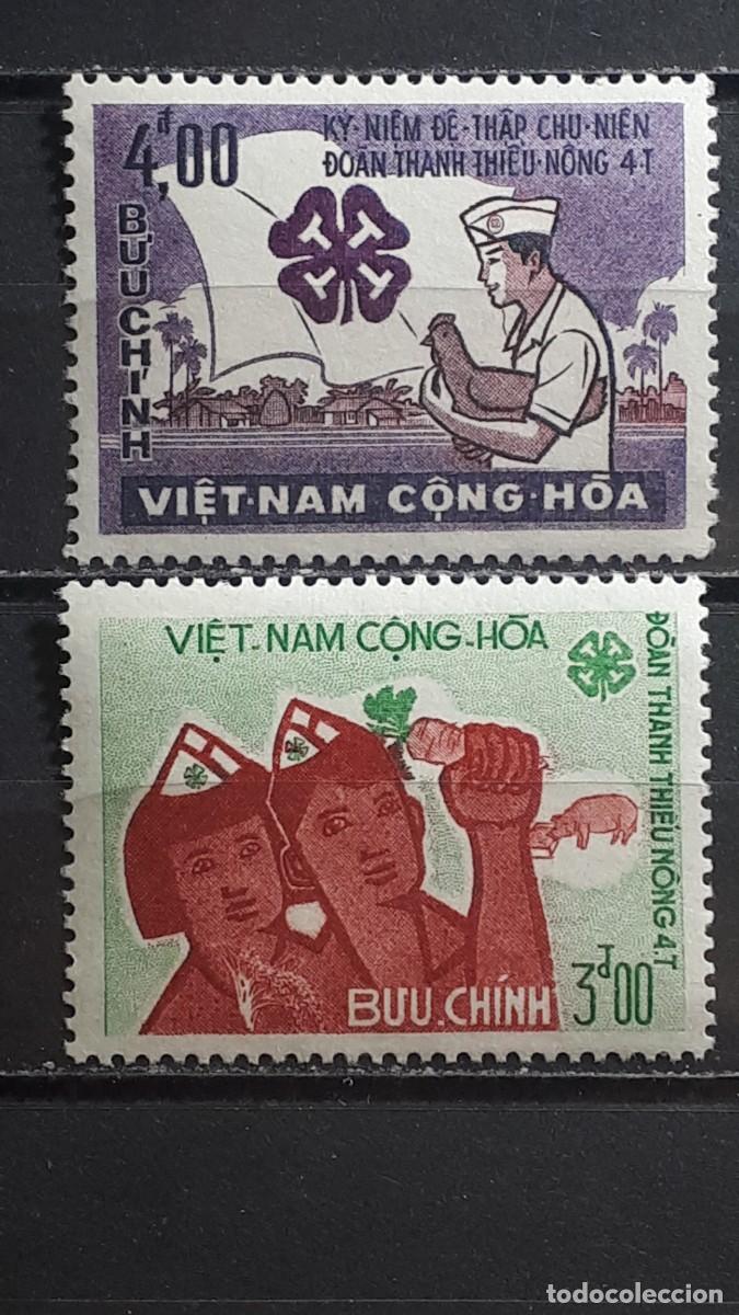 Sellos: VIETNAM DEL SUR. A&Ntilde;O 1965. **. YVERT 273/4