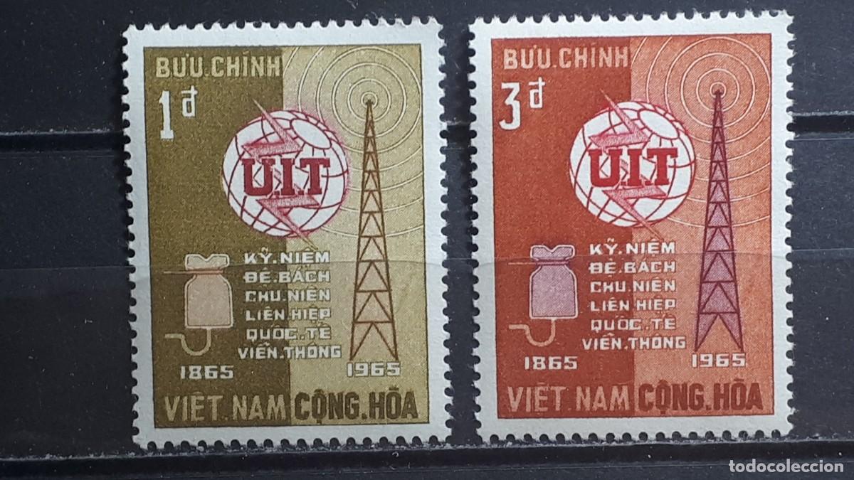 Sellos: VIETNAM DEL SUR. A&Ntilde;O 1965. **. YVERT 259/60
