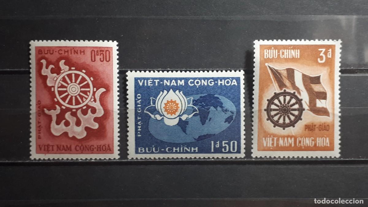 Sellos: VIETNAM DEL SUR. A&Ntilde;O 1965. **. YVERT 256/8