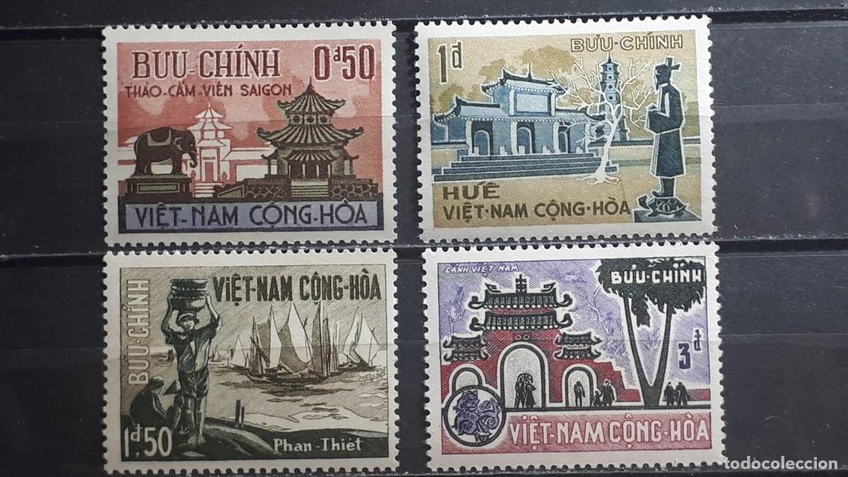 Sellos: VIETNAM DEL SUR. A&Ntilde;O 1964. **. YVERT 250/3