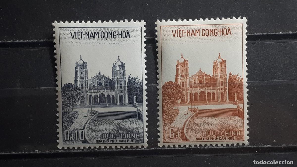 Sellos: VIETNAM DEL SUR. A&Ntilde;O 1958. **. YVERT 102/3