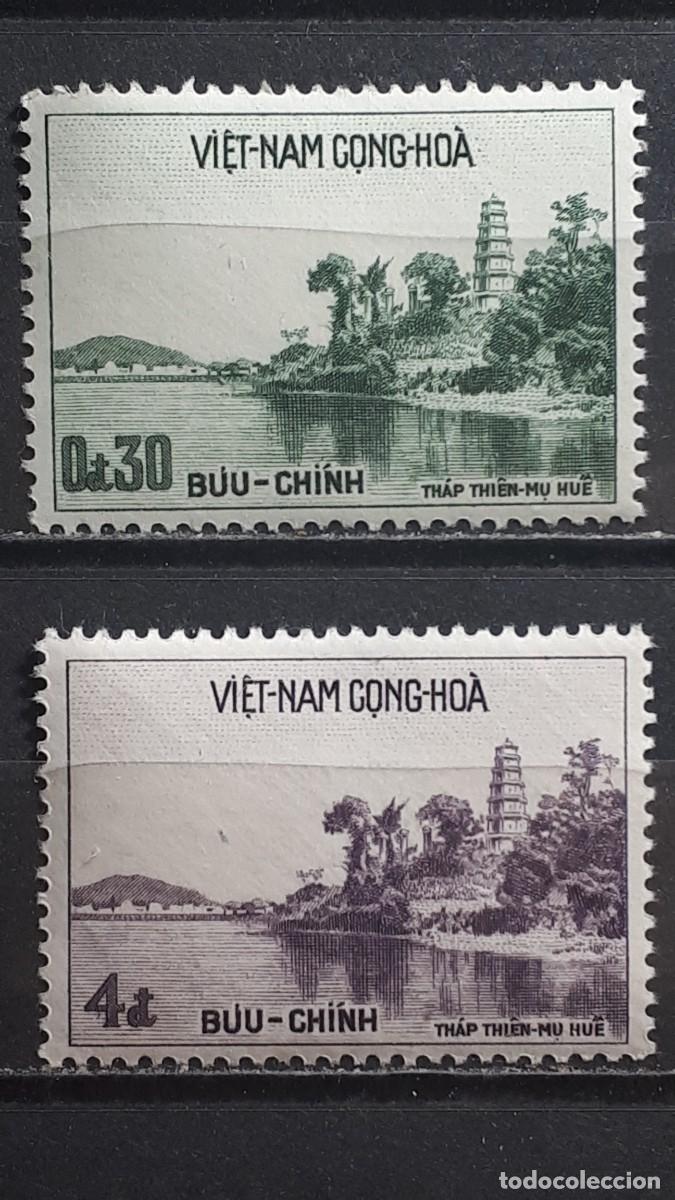 Sellos: VIETNAM DEL SUR. A&Ntilde;O 1959. **. YVERT 110/1