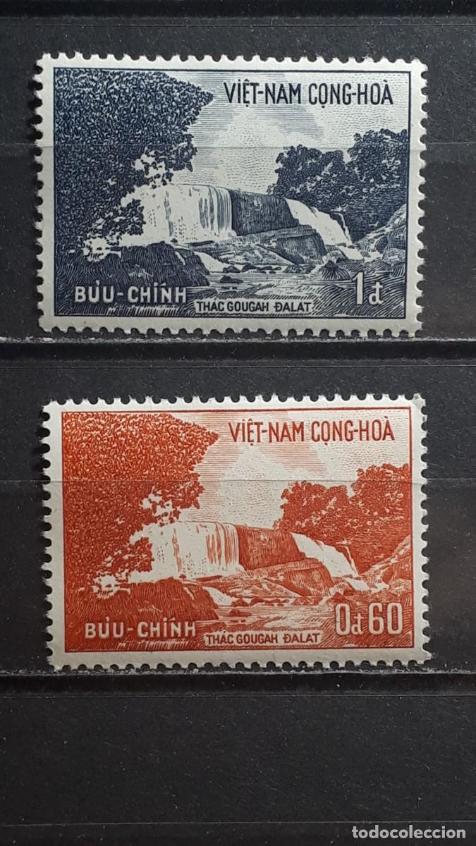 Sellos: VIETNAM DEL SUR. A&Ntilde;O 1963. **. YVERT 204/5