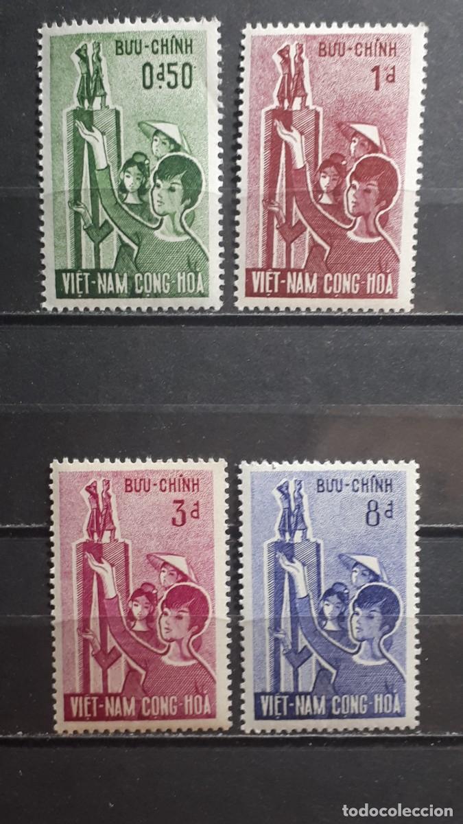 Sellos: VIETNAM DEL SUR. A&Ntilde;O 1963. **. YVERT 206/9
