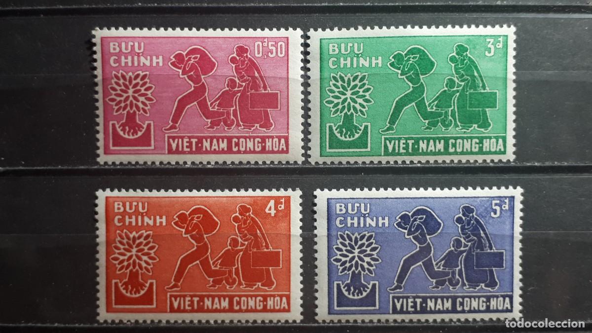 Sellos: VIETNAM DEL SUR. A&Ntilde;O 1960. **. YVERT 134/7