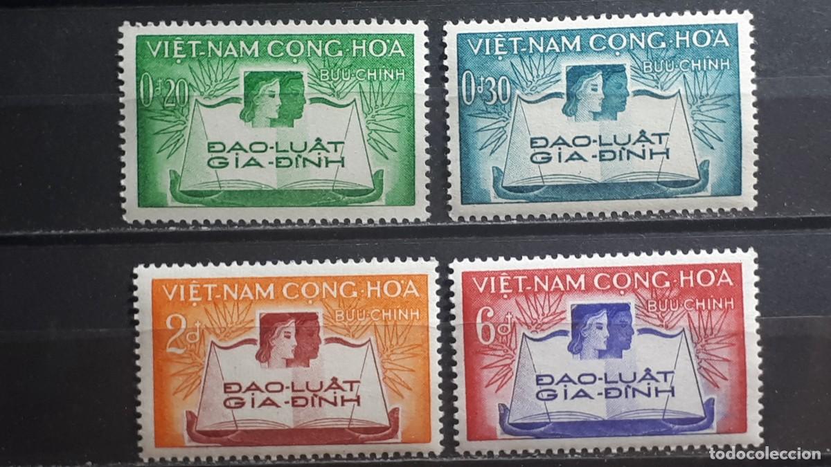 Sellos: VIETNAM DEL SUR. A&Ntilde;O 1960. **. YVERT 130/3