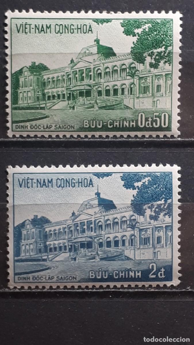 Sellos: VIETNAM DEL SUR. A&Ntilde;O 1959. **. YVERT 120/1