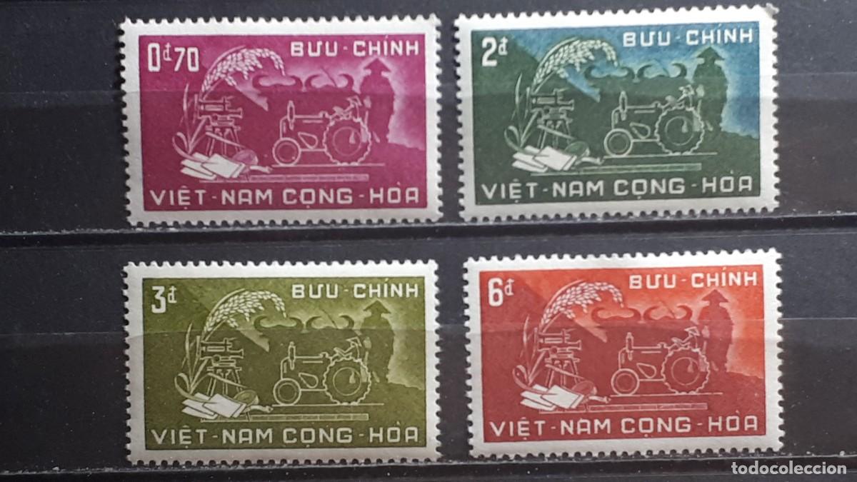 Sellos: VIETNAM DEL SUR. A&Ntilde;O 1959. **. YVERT 112/5