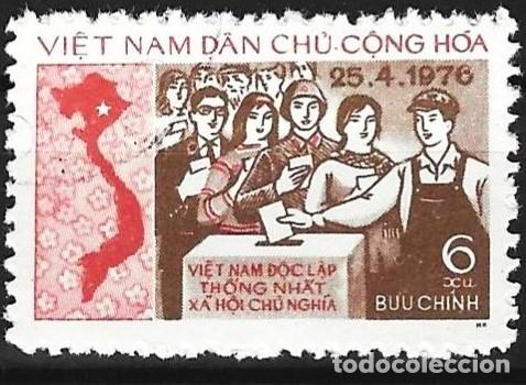 Sellos: Vietnam 1976 - Mi 852 - YT 2 - Elecciones generales