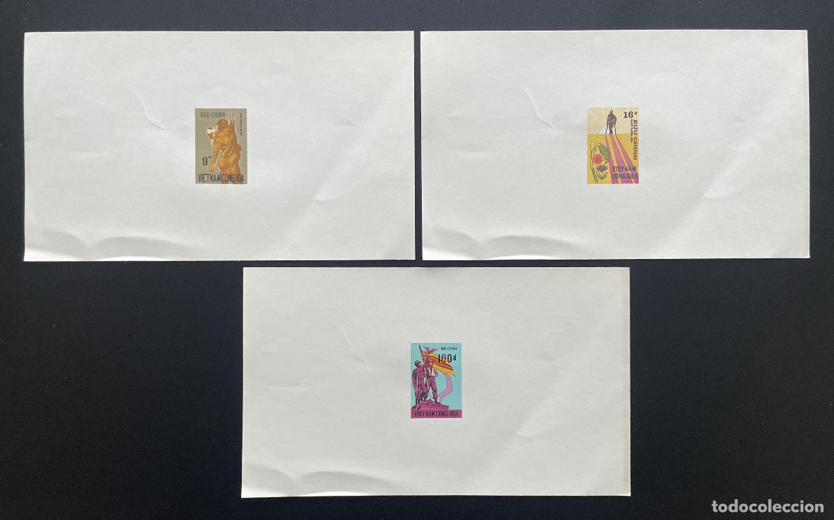 Sellos: Bandera de soldados militares prueba lujo YT 441-443 Vietnam del Sur 1972